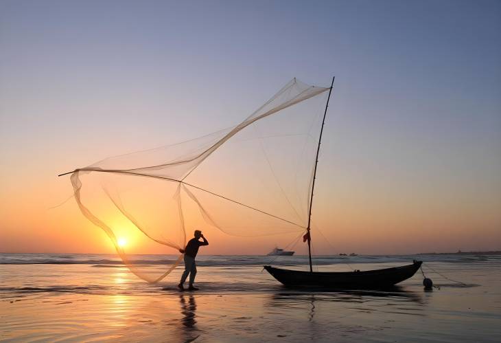 The Fishermans Dance Sunrise in Al Khobar